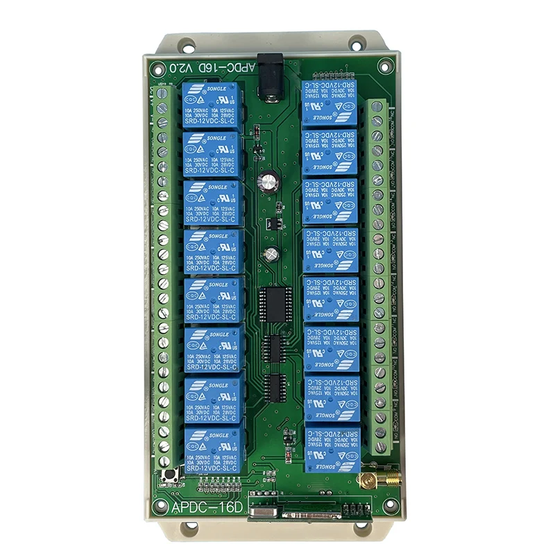 433 МГц DC12V 24V16CH RF беспроводной пульт дистанционного управления радиоприемник с 1000