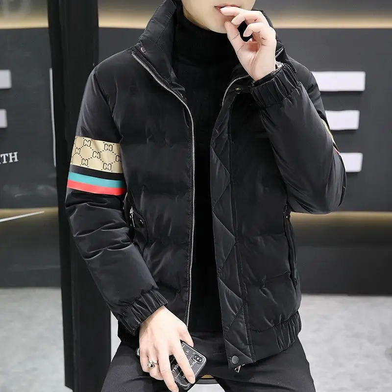 2022 Fashion Down Men's Short Winter Jacket Down Jacket Men's Handsome Jacket