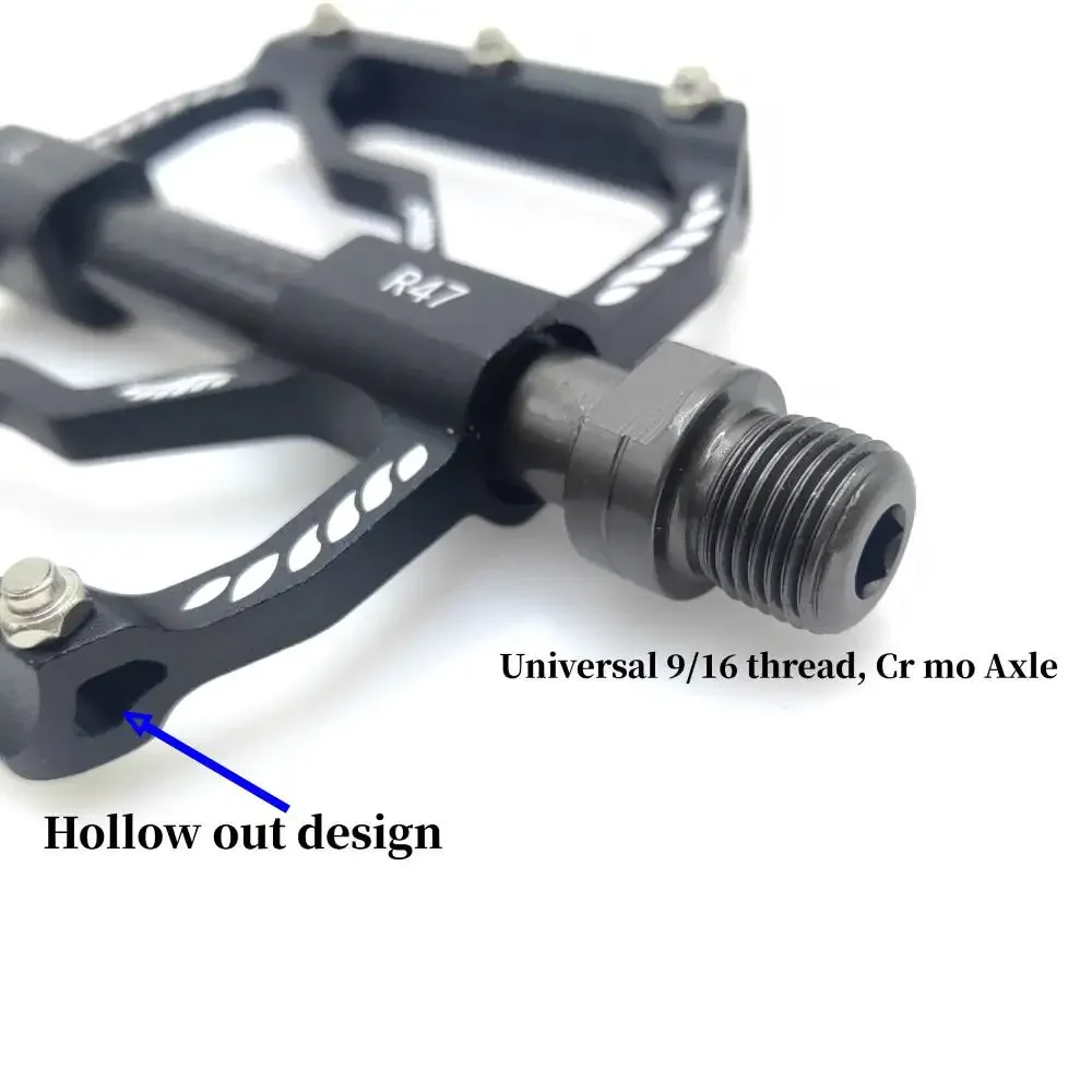 Taozik CNC 3-герметичные подшипники сверхлегкие велосипедные педали из алюминиевого