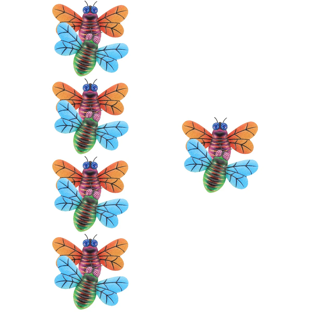 

10 Simulated Bees Wall Hanging Decor Bees Garden Wall Adornment