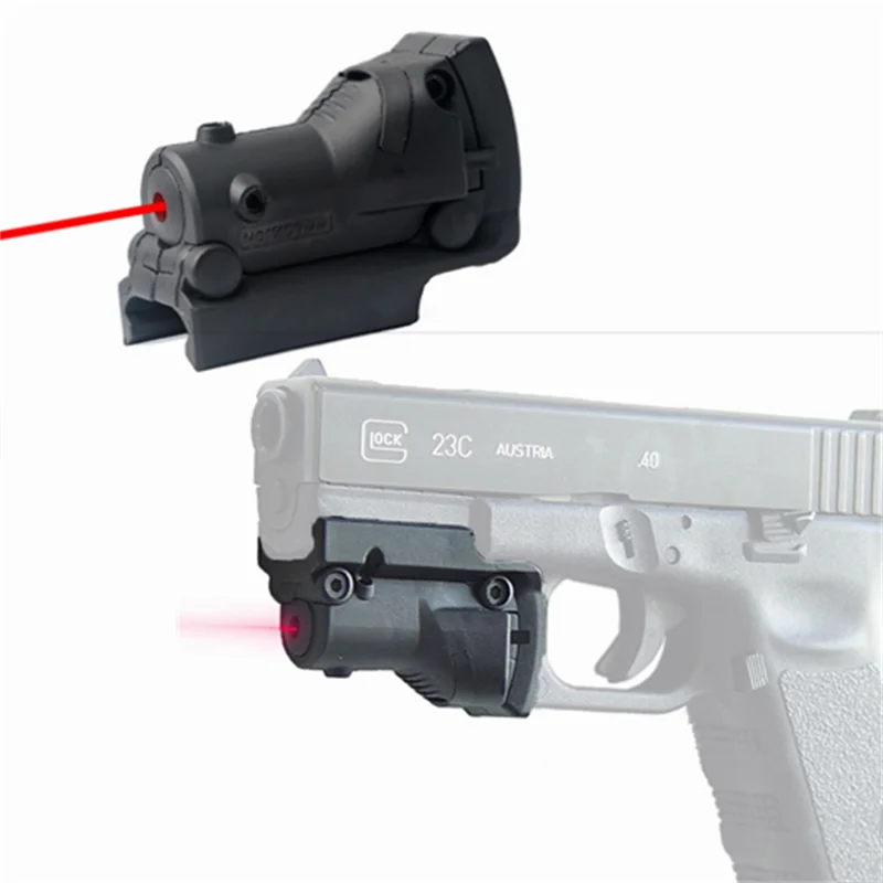 

Tacatical Red Dot Laser For Pistol Airsoft Gun and Glock17,19 Red Laser Sight Fit for 20mm Standard Picatinny Weaver Rail Rifle