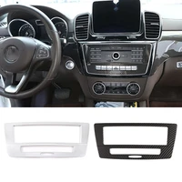 for mercedes benz gle class 16 19 front center audio volume media control panel trim cover car interior accessories