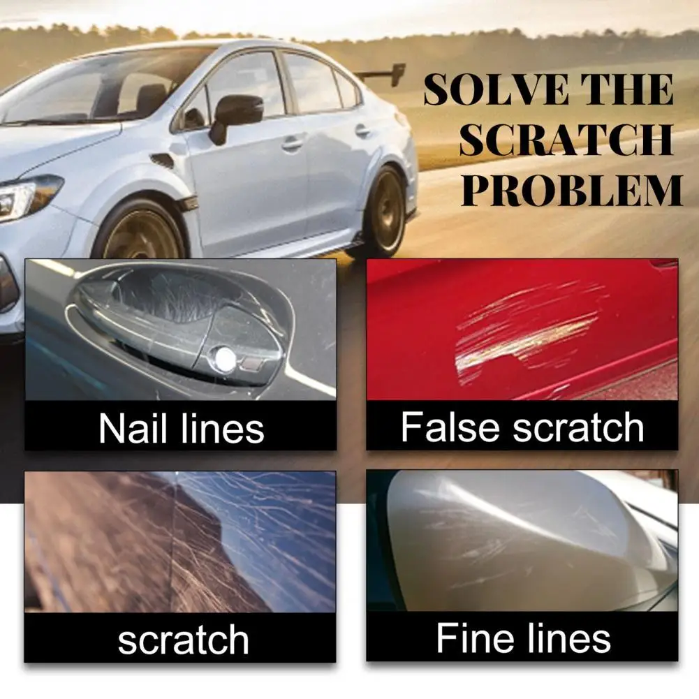 

Easy to Polish with Sponge Brush Solvent Paint Restorer Car Scratch Remover Vehicles Supplies