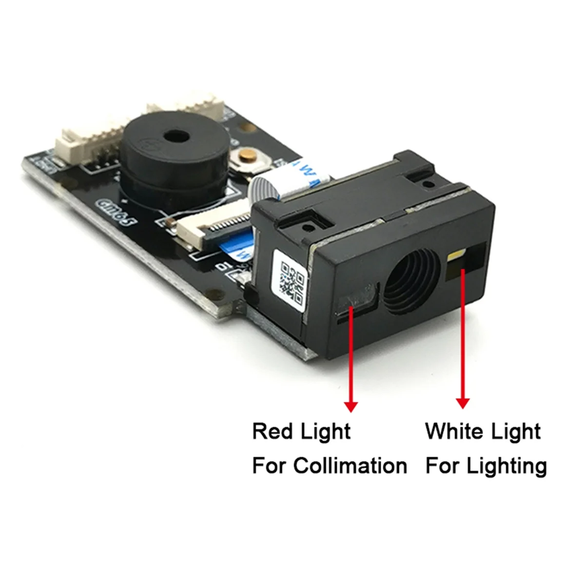 Фото GM65 USB Проводной сканер штрих-кода 1D 2D Считыватель штрих-кода Модуль считывания QR-кода CMOS Зуммер для напоминания с кабелем UART №3
