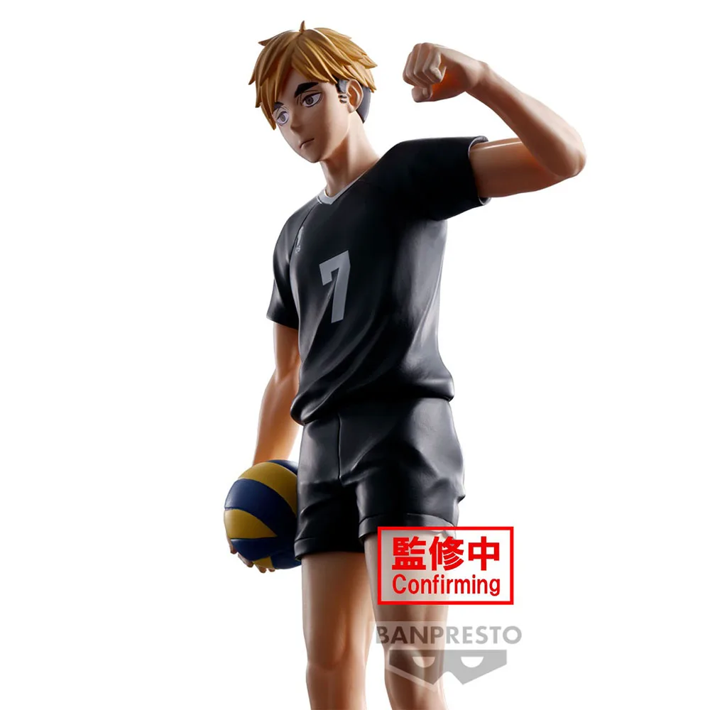 В наличии оригинал Banpresto Haikyuu! Фигурка аниме Miya Atsumu из ПВХ Подлинная экшн-фигурка