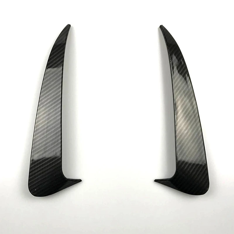 

2Pcs Car Rear Bumper Spoiler for Mercedez Benz W205 C43 C63 AMG 2014-2019 Air Vent Cover Trim Both Side Sticker Auto Accessories