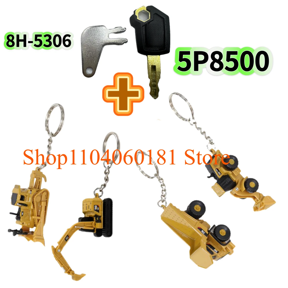 D8T E320 770 Нагрузчик 950M Литой мини-инженерный брелок Бульдозер Сплав Экскаватор