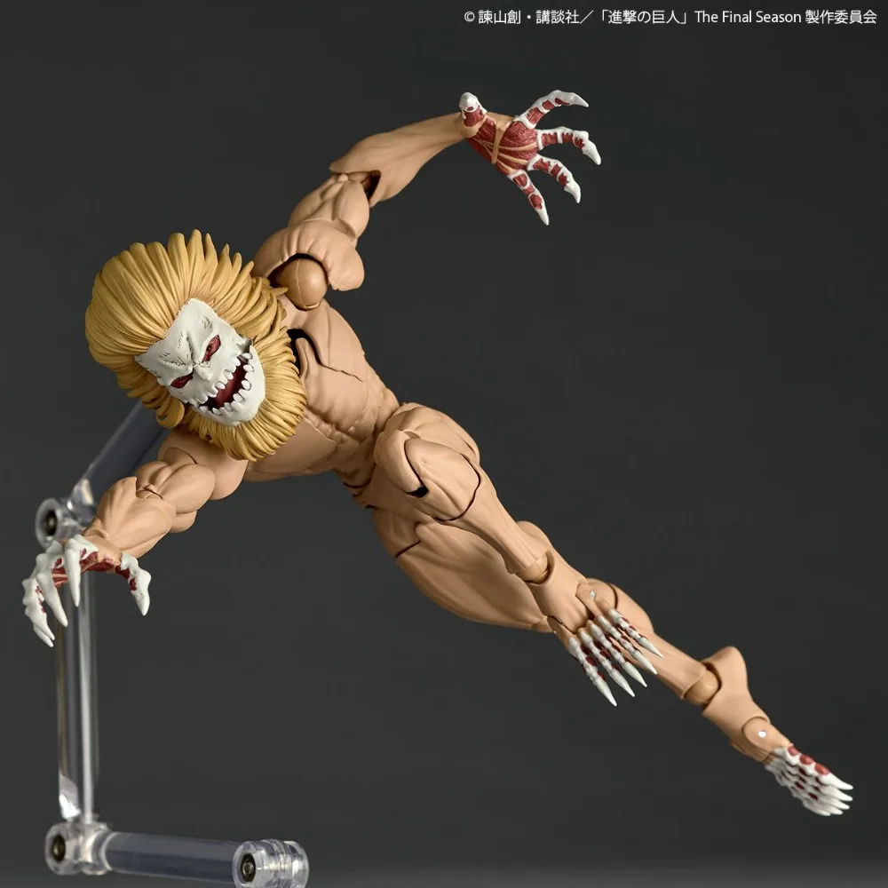 Фото 【HY】100% Оригинальная фигурка в наличии Kaiyodo Shingeki No Kyojin - Agito No Kyojin Amazing Yamaguchi Revoltech (NR102) Аниме-фигурка №3
