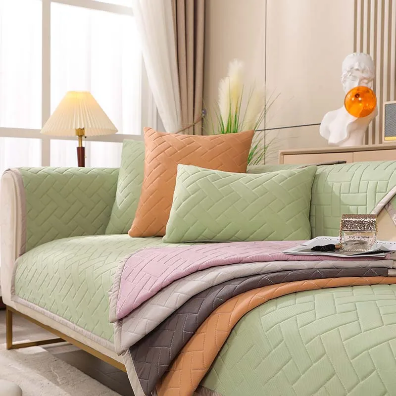 

Summer pure ice silk latex sofa cushion high-grade non slip thickened cushion simple summer all inclusive sofa cover