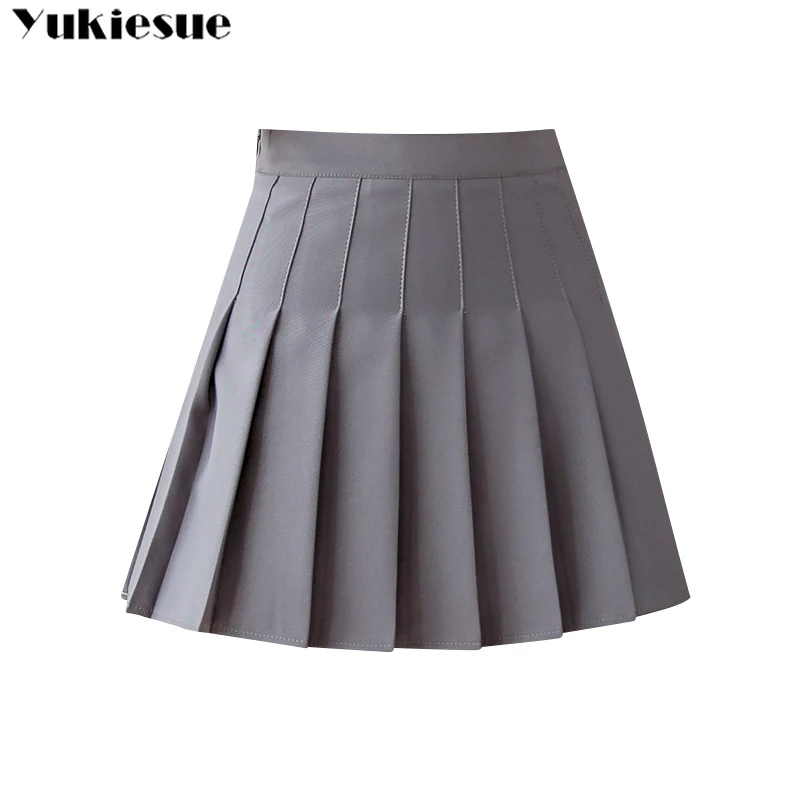 Корейская мода в стиле Харадзюку Женская юбка 2022 летняя длинная Плиссированная