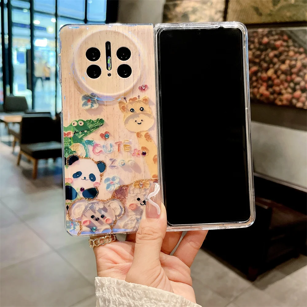 Чехол Blu-Ray для телефона с милым мультяшным медведем HuaWei Mate X3 X5 защитный жесткий