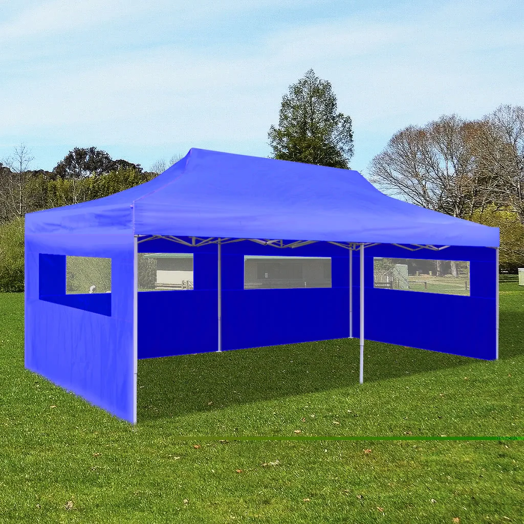 

Tent folding pop-up parties 3 x 6 m blue