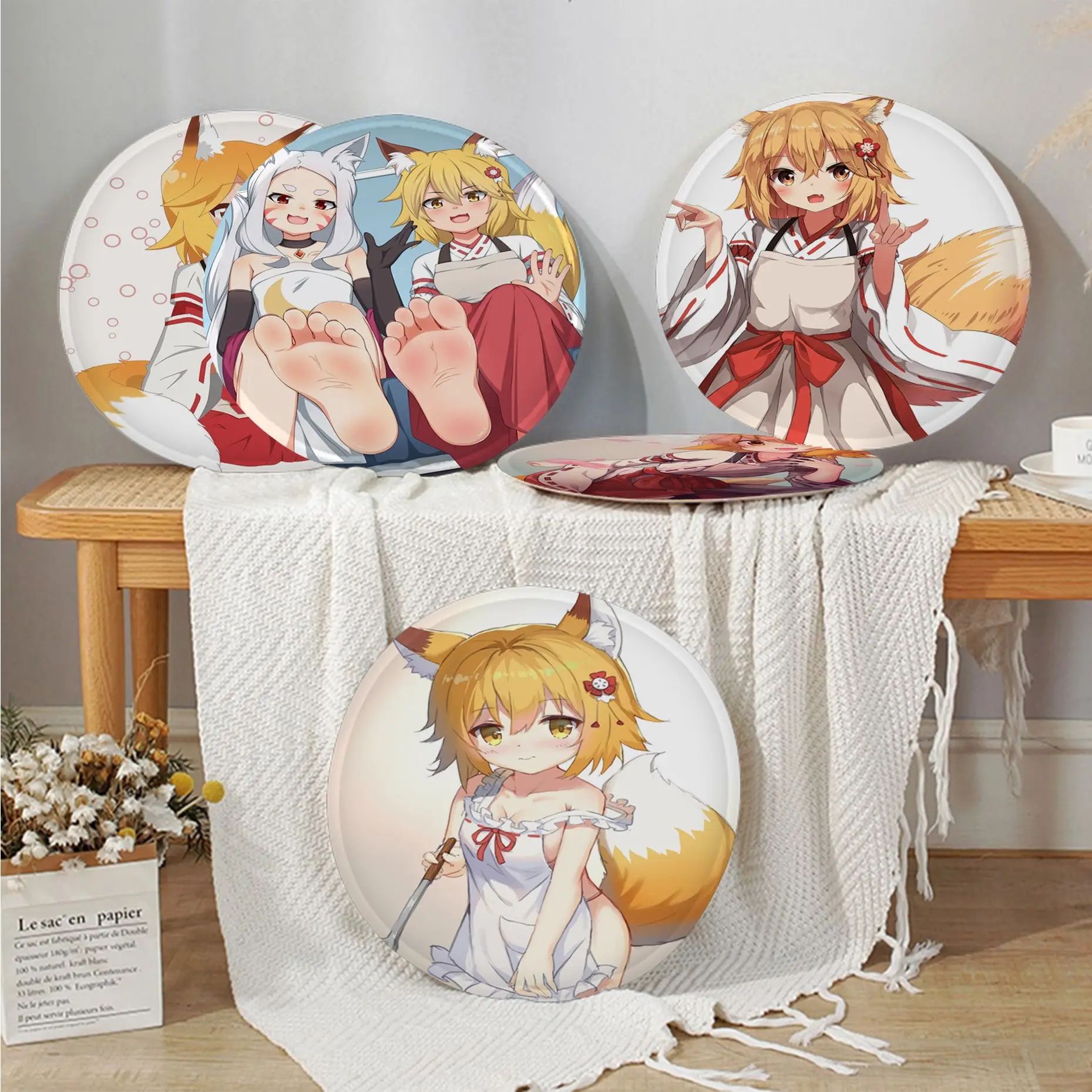 

The Helpful Fox Senko European Plush Cushion Home Back Cushion Soft Comfortable 50x50cm Seat Mat