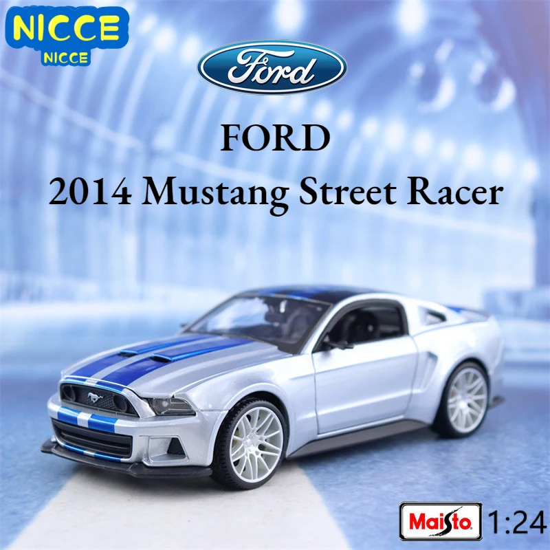 

Maisto 1:24 2014 Ford Mustang Street Racer Muscle Car Alloy Car Model Diecasts & Collection Car Toy Boy Birthday Gifts B42