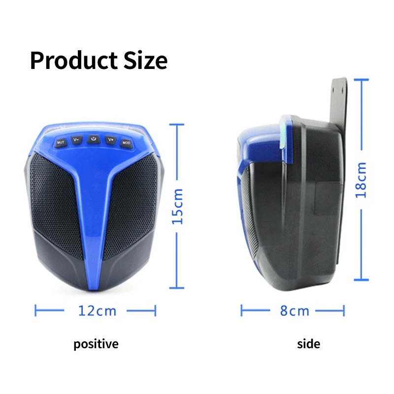 AOVEISE Bluetooth-динамик для мотоцикла сверхмощная басовая аудиосистема с MP3 USB TF