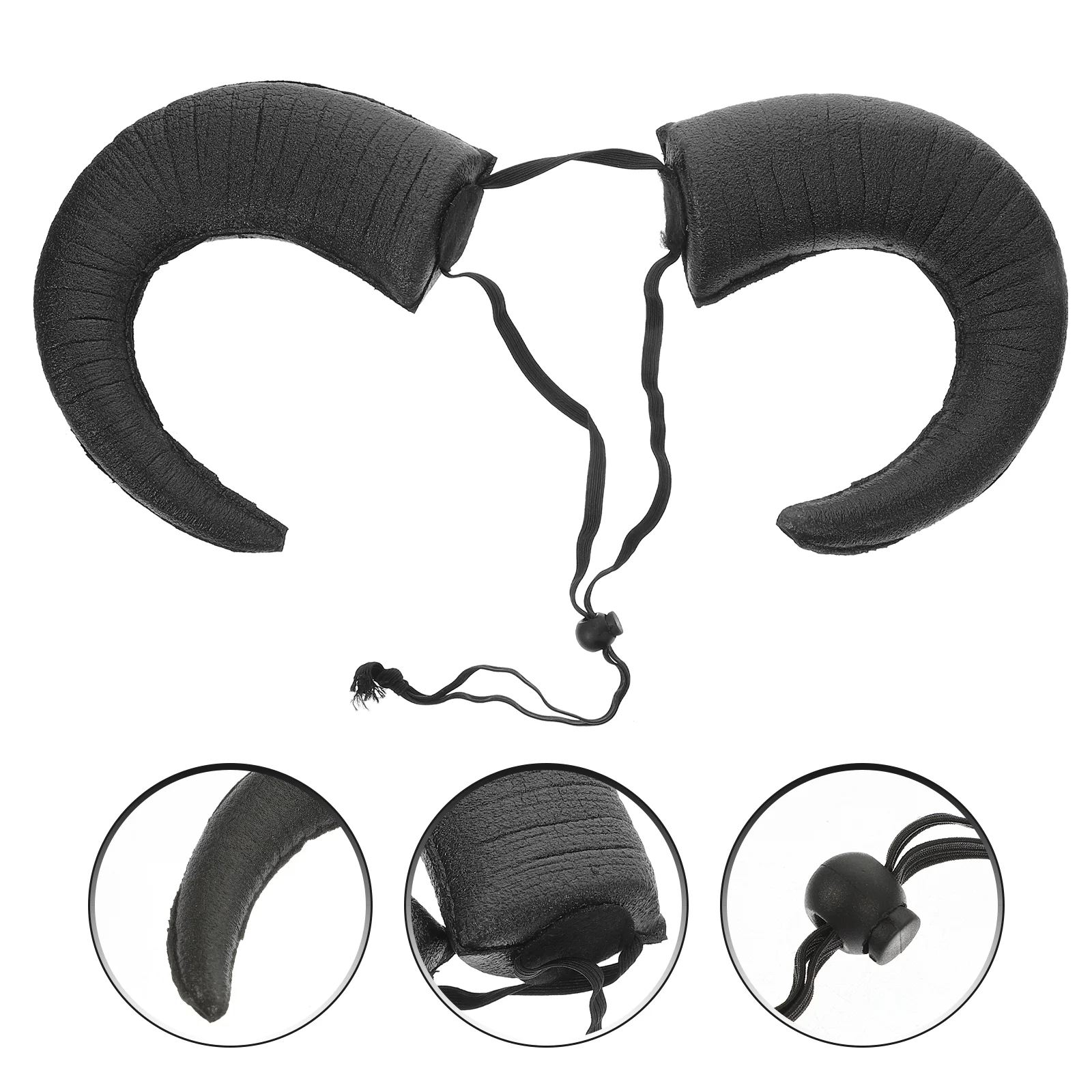 

Black Horns Costume Horns Photo Props Masquerade Carnival Party Headband