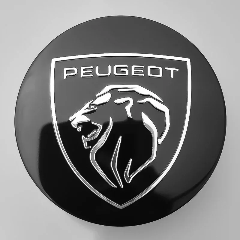 Фото Для Peugeot 206 307 308 3008 207 208 407 408 508 2008 5008 107 106 60 мм колпаки ступицы колес автомобиля авто эмблема центральная крышка шины значок №4