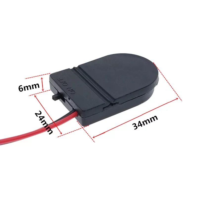 

NEW CR2032 Button Coin Cell Battery Socket Holder Case Cover With ON-OFF Switch 3V High quality DIY Battery Storage Box