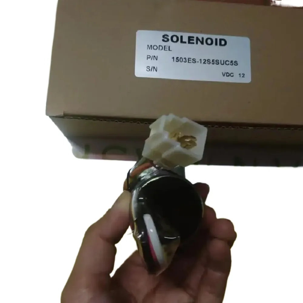 Детали двигателя для Fit Yanmar 12 В фотоэлемент клапан 1503ES ‑ 12S5SUC5S стопорный