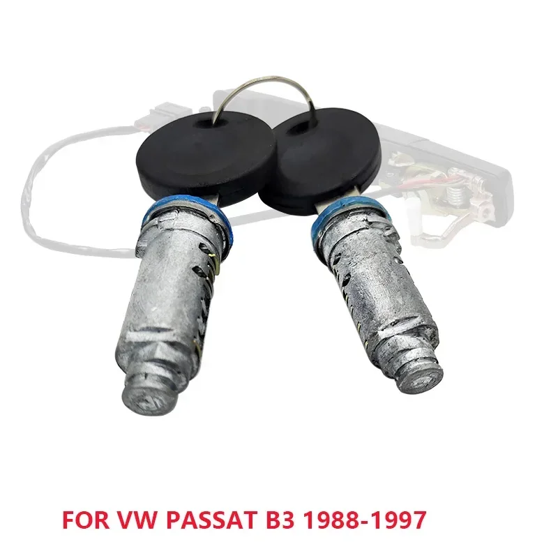 

Цилиндр замка с ключом для VW PASSAT, ремонтный комплект ручки передней двери 357837205 A 357837205 AS 357837206 A 357837206 AS Резиновая накладка