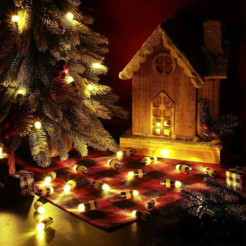 Мини светодиодная лампочка для воздушных шаров бумажный фонарь