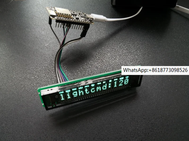 

VFD Display Screen VFD Screen with Font Library Dot Matrix 12-bit Screen SPI Interface There Is Information