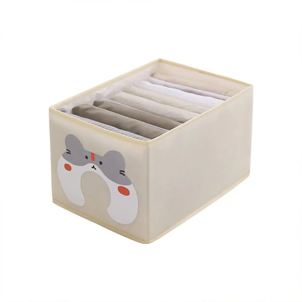 

Wardrobe Storage Organizers Clothes Sorting Bag Pants Organizer Pants Storage Artifact Household Clothing Compartmental Box