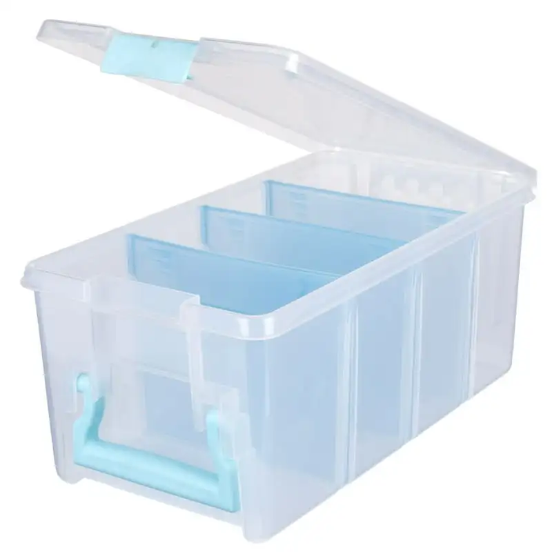 

, Deep Half Satchel Craft Storage , 15inch, Clear, Plastic