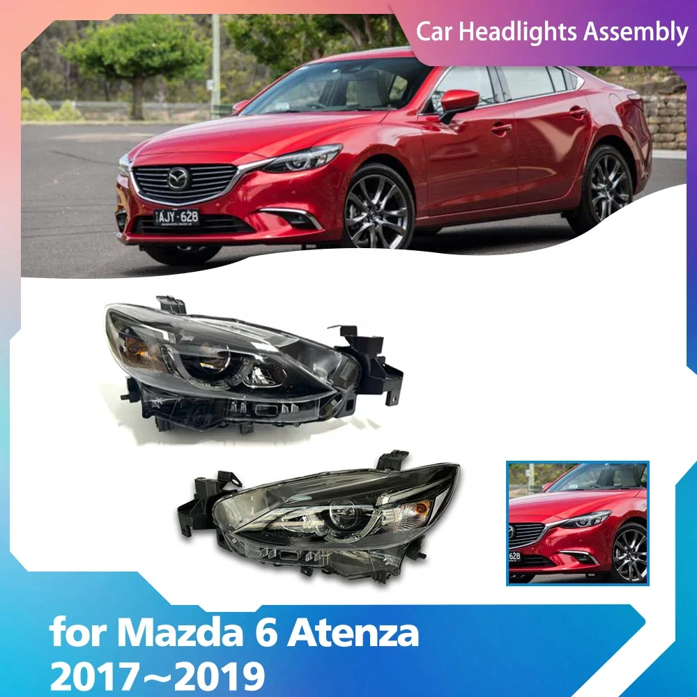 Автомобильные фары в сборе для Mazda 6 Atenza GJ1 GL 2017 2018 2019 Галогенные Противотуманные
