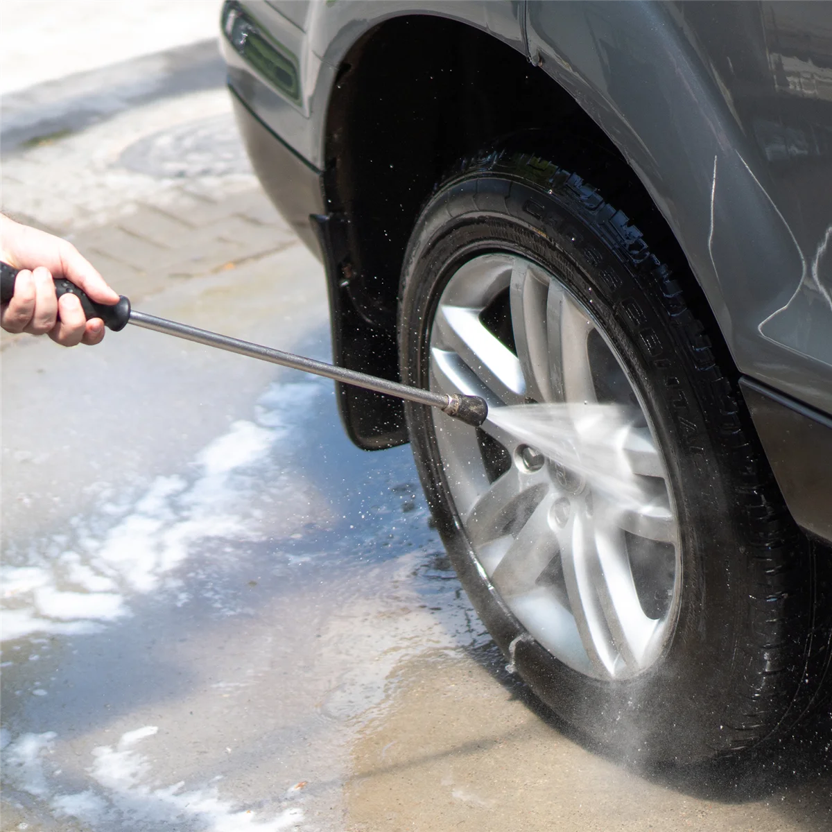 Удлинитель для мойки высокого давления 17 дюймов нержавеющая сталь 1/4 дюйма