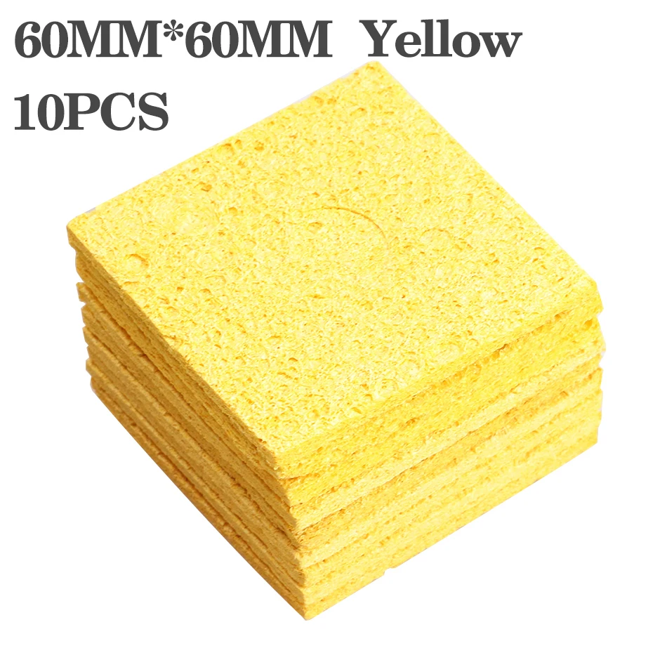 

10 шт. губка для чистки с железной головкой, утолщенная и устойчивая к высоким температурам губка, специально для держателя паяльника.