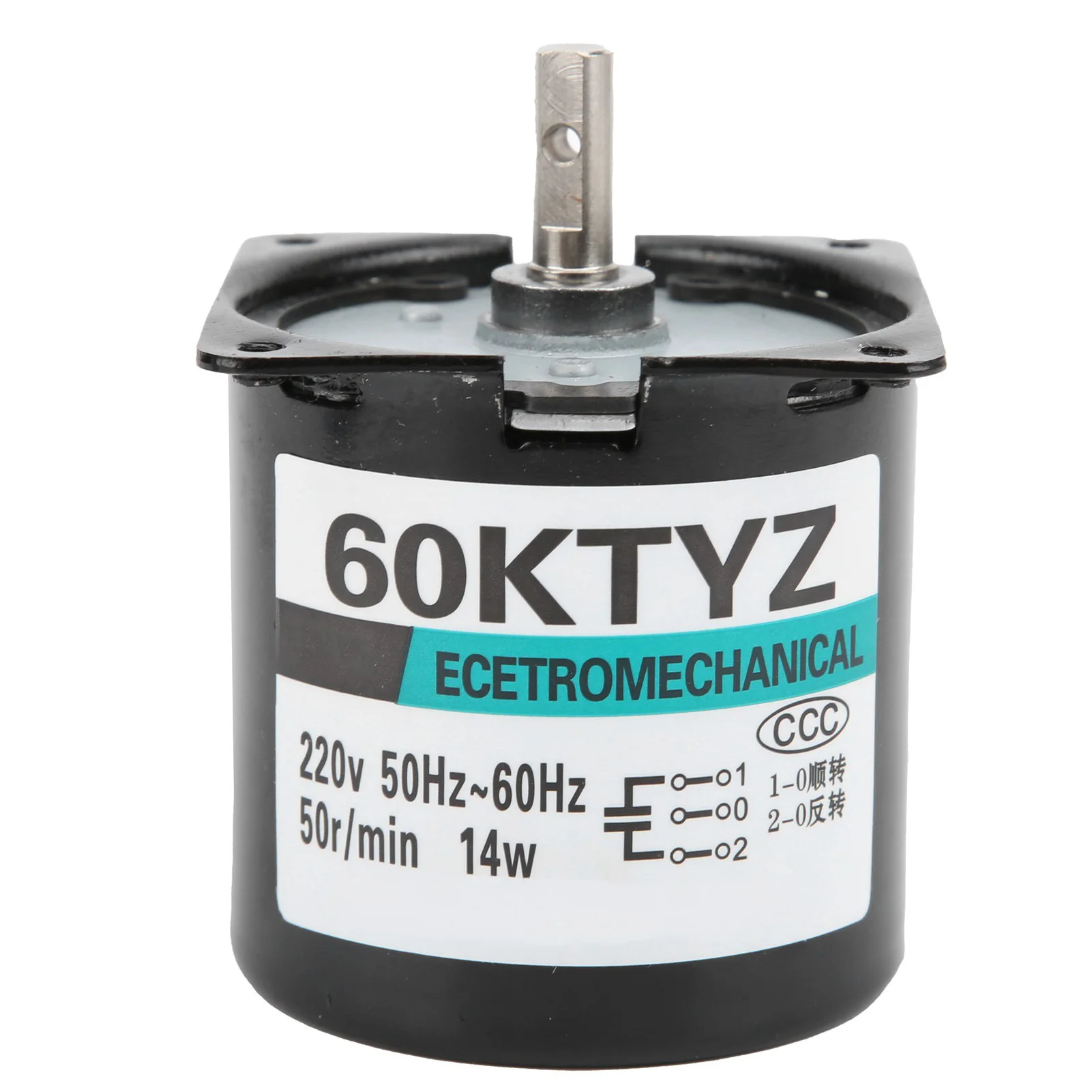 Синхронный двигатель переменного тока 14 Вт 2Way Кронштейн центрального вала с