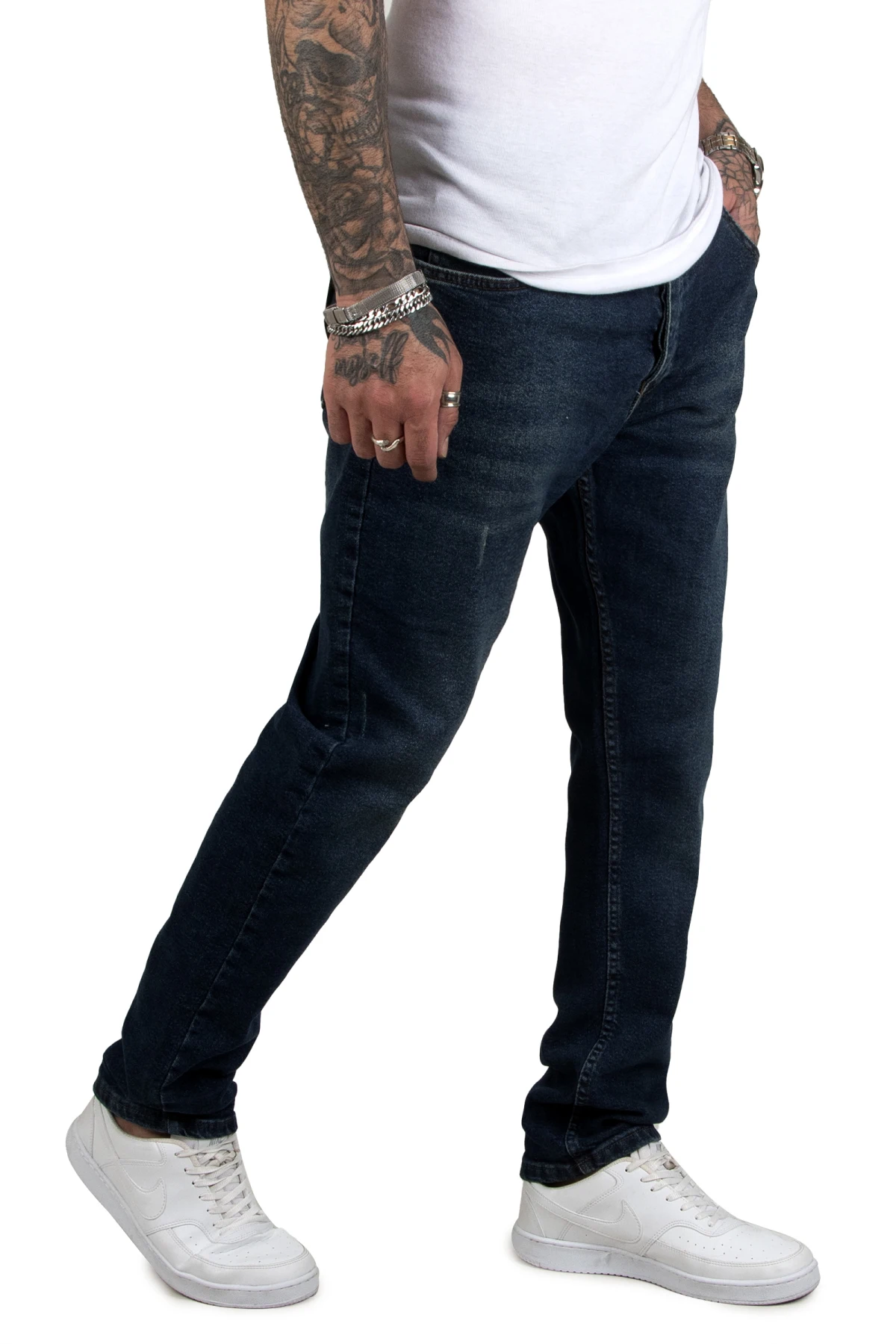 DeepSEA lycra Slim Fit laser men jeans 2001915