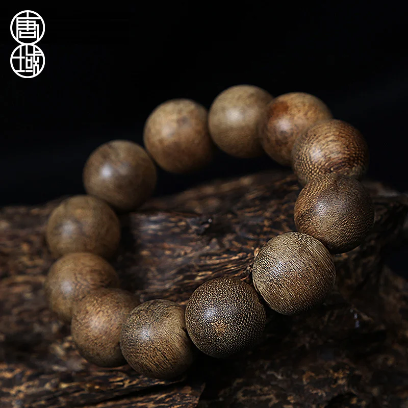 

Agarwood Bracelet Fidelity Vietnam Nha Trang Bracelet Men's and Women's Kalimantan Bracelet Eaglewood Buddha Beads