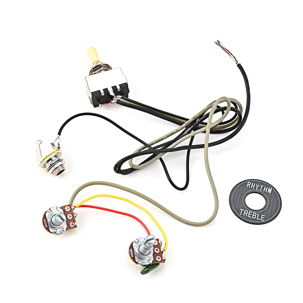 

Switch Wiring Harness Kit Part Toggle Silver Fittings Fitting Musical Tool Instrument Supplies Switches Replacement