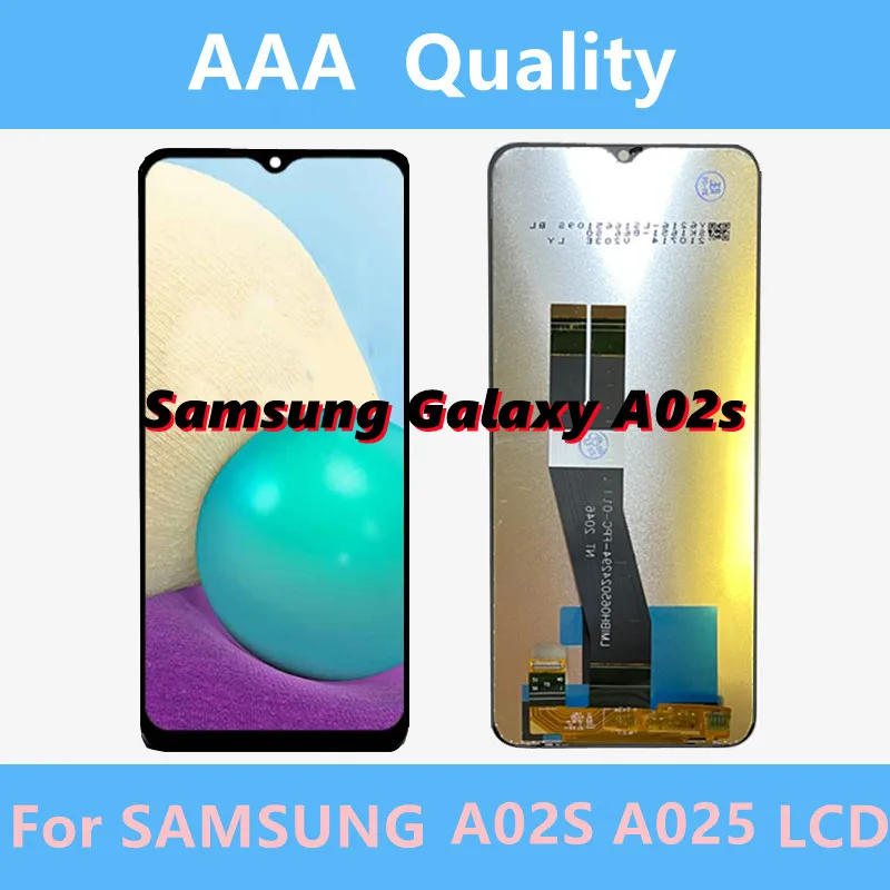 

Оригинальный ЖК-дисплей для Samsung Galaxy A02s A025, сенсорный экран, дигитайзер в сборе для Samsung A02s A025M A025F/DS A025G/DS, ЖК-дисплей