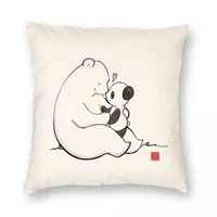 1pc high quality 4545cm polyester pillow case close to your heart throw pillow decoration for home