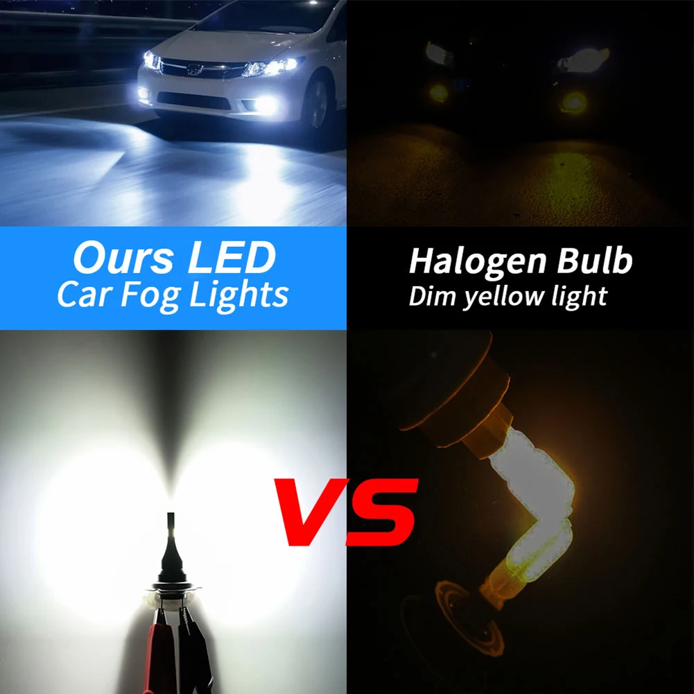 

Universal Car Lights Fog Lights 30W 6500K CSP 1860 Car LED Headlight Bulbs H4/H7/H8/H11/9005/9006 Car Accessories