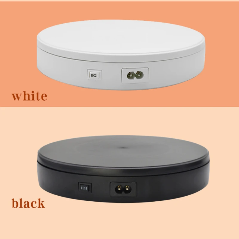 

Electric Turntable 360 Rotation 5KG Noiseless Rotating Table Jewelry Watch Multifunctional Display Stands Table 22*22*4cm