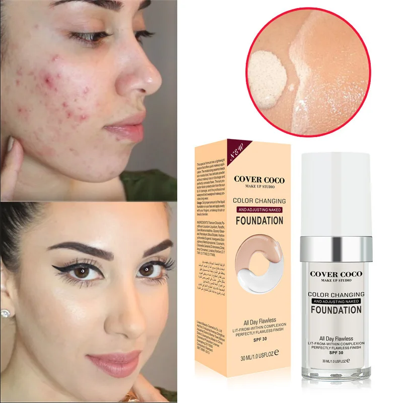 

Full Skin Concealer Foundation Cream Professional Cover Blemish Dark Spot Tattoo Contour Liquid Concealer Makeup Korea Cosmetic