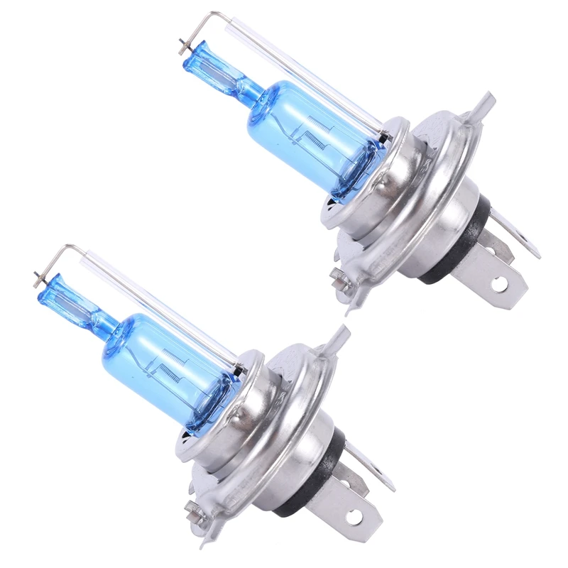 

2X H4 35W Xenon HID Headlight Halogen Light Bulb Lamp Hi/Lo Beam Super White 6000K