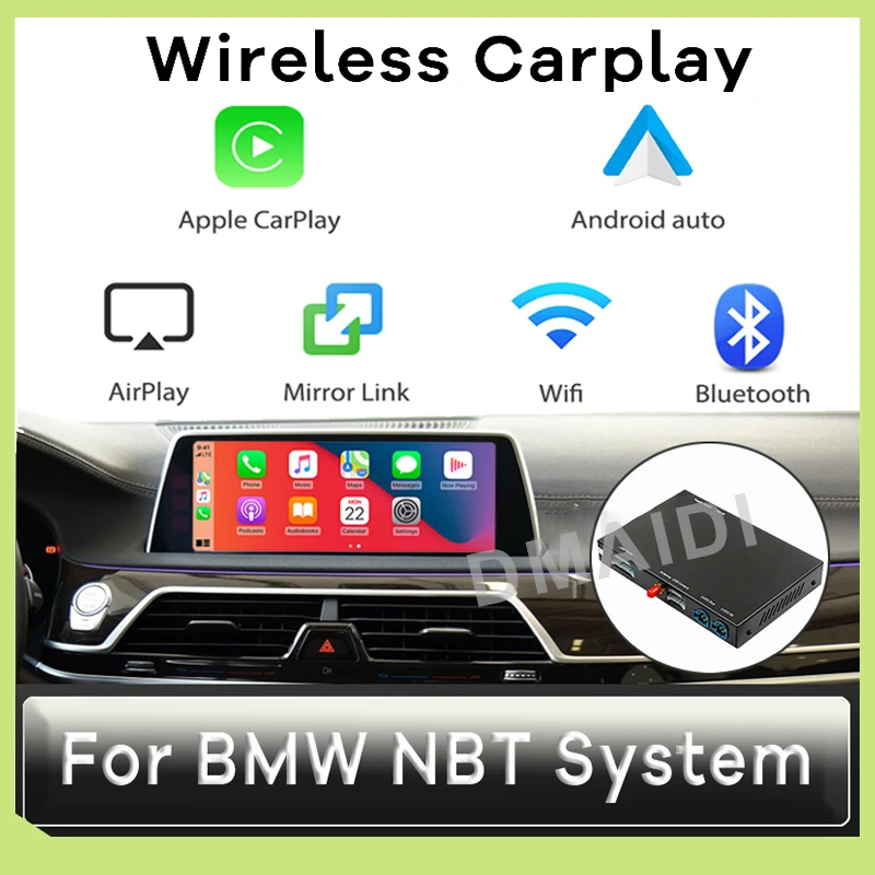 

wireless CarPlay connection decoder box For BMW F20 F21 F22 F23 NBT System with 6.5/8.8/10.2 inch Screen