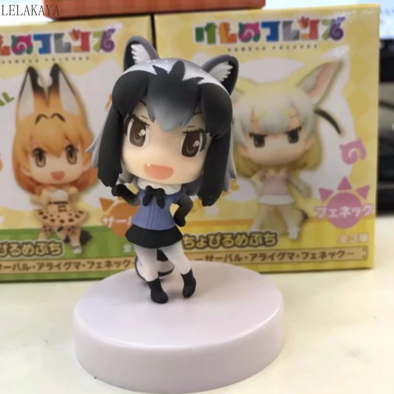 3 шт./компл. аниме Kemono Friends Project мини-фигурки животных из ПВХ коллекционные модели