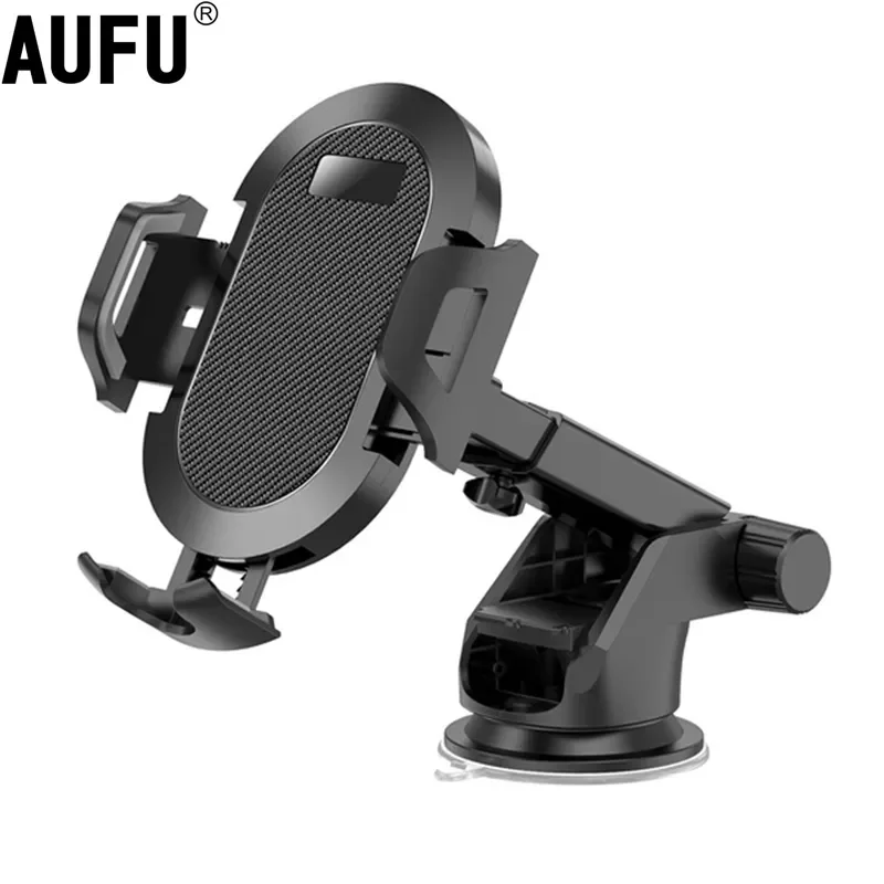 

AUFU 2021 Windshield Gravity Sucker Car Phone Holder Phone Universal Mobile Dashboard For iPhone Smartphone 360 Mount Stand