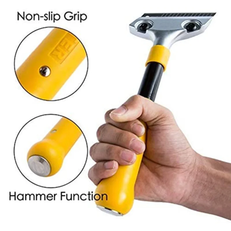 Heavy Duty Razor Blade Scraper Putty Knife Tile Adhesive Removal Window Glass Wallpaper Remover Painting Stripping Clean Shovel