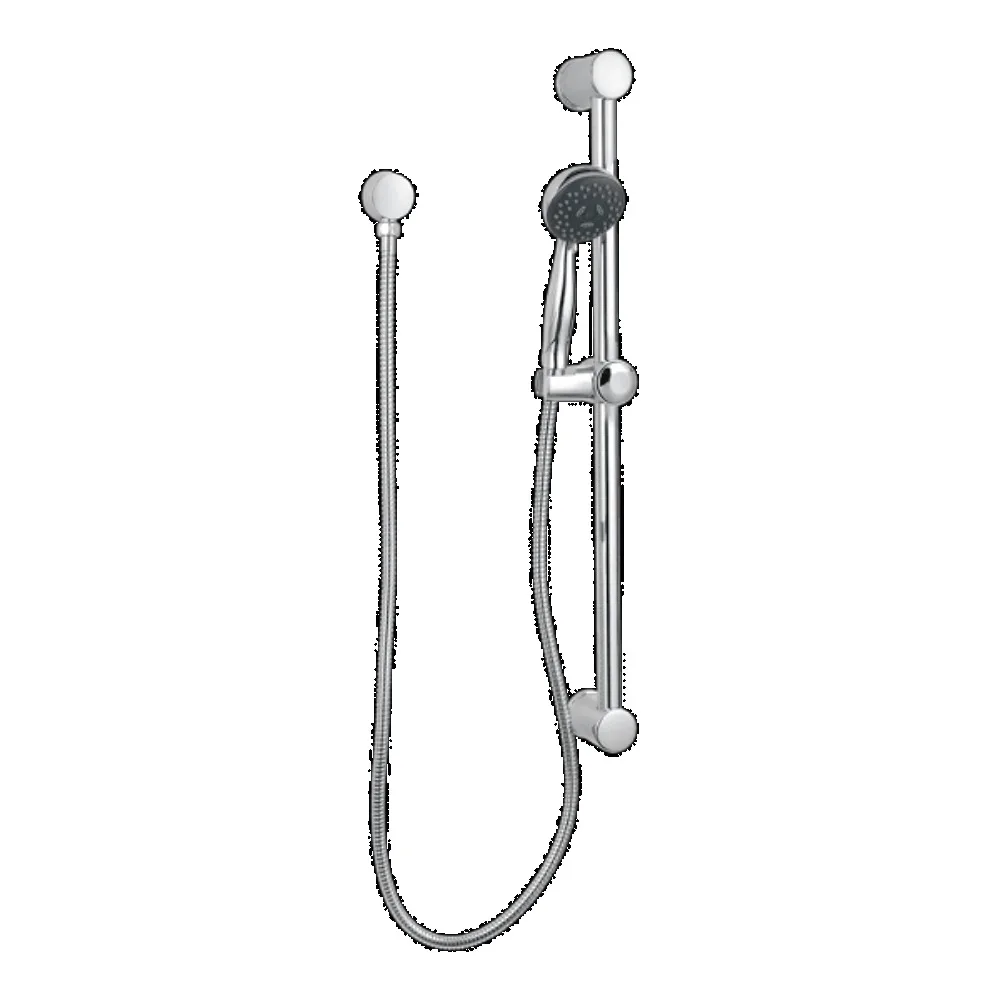 

Pfister Wall Mount Slide Bar Handshower in Polished Chrome LG16300C