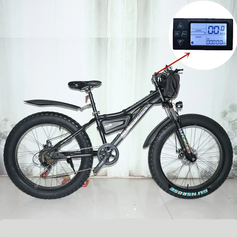 

Electric bicycle 1000W electric beach bicycle 4.0 fat tire electric bicycle 48V men's mountain bike snow electric bicycle 26 inc