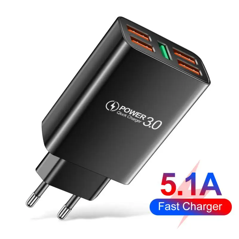 

Charging Adapters Mobile Phone Charger Portable USB Charger Charging Converter Head Phone Accessories Multi-port