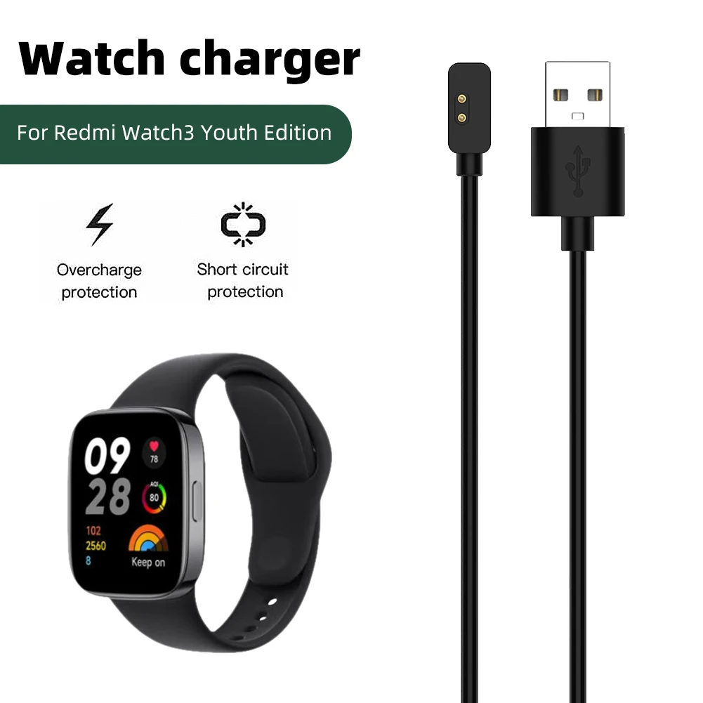 

Кабель для быстрой зарядки для Redmi Watch 3, активный магнитный браслет, зарядное устройство USB для Redmi Watch 3 Lite /Active /Redmi Band 2, зарядное устройство