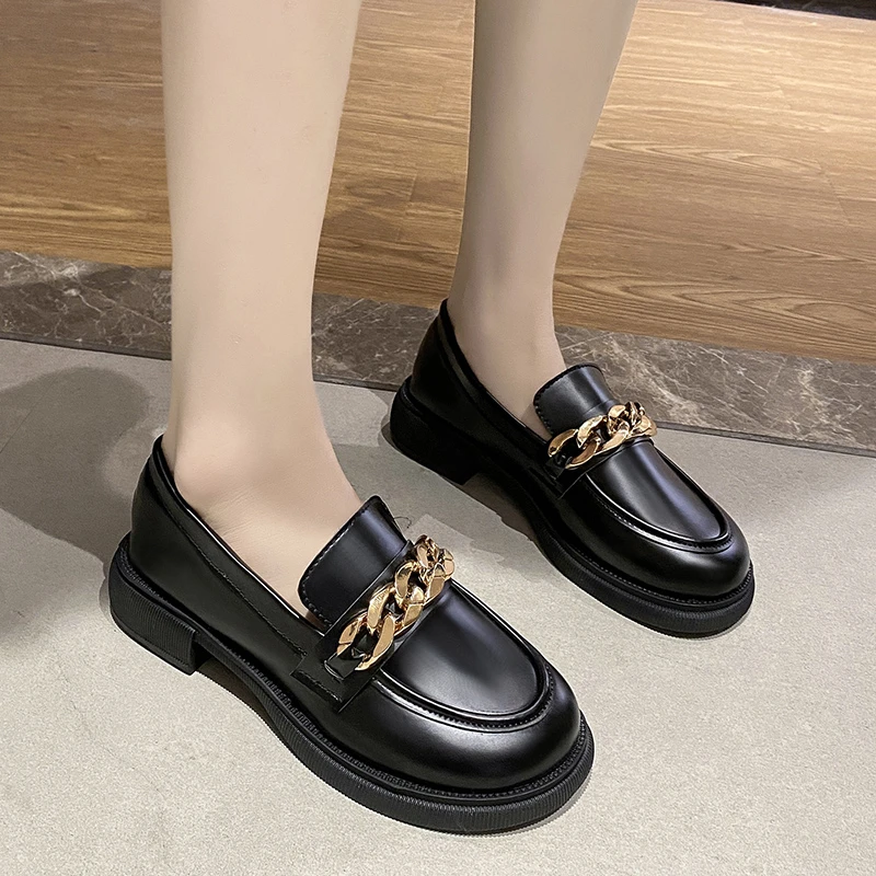 

Туфли-лодочки женские на платформе, натуральная кожа, дизайнерские, обувь на каблуке, вечерние кроссовки, черные